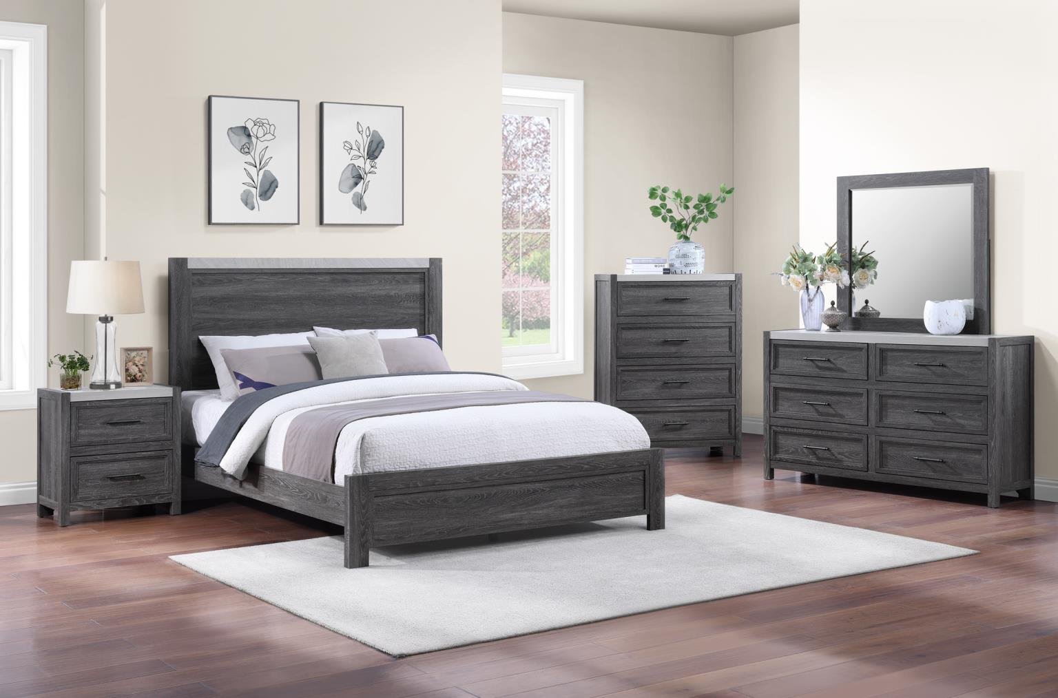 B305 Mara Bedroom Set – Florida Modern Grey Suite B305 Mara Bedroom Set – Florida Modern Grey Suite