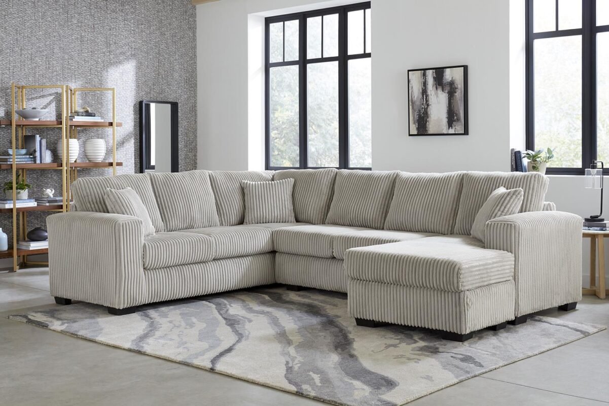 L181 Tate Light Grey Sofa – Modern Comfort in Florida