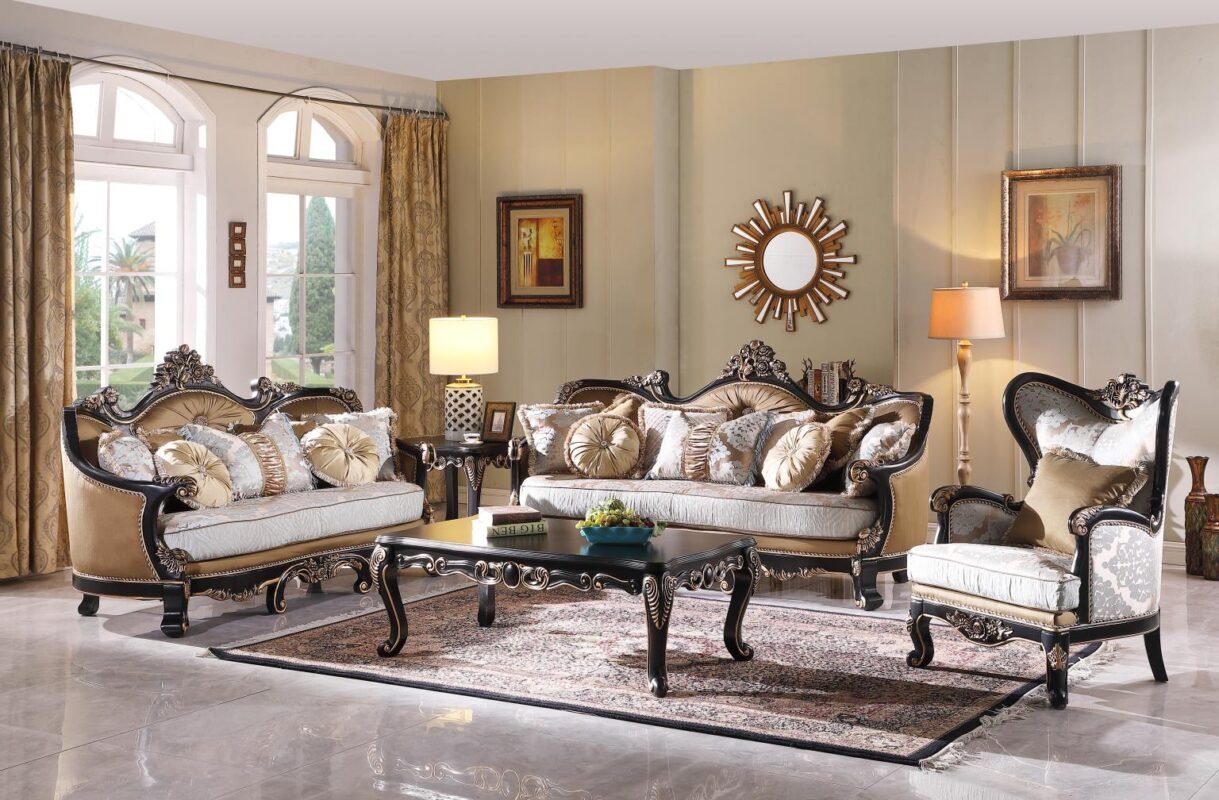 L245 Roman Living Room Sofa – Regal Gold Comfort